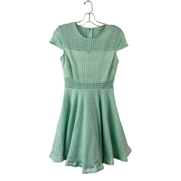 B. Darlin Women's Mint Lace Dress - Picture 1 of 6